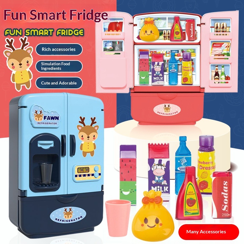 Kitchen Appliances Refrigerators - Simulation Refrigerator Kitchen Toy Double Door