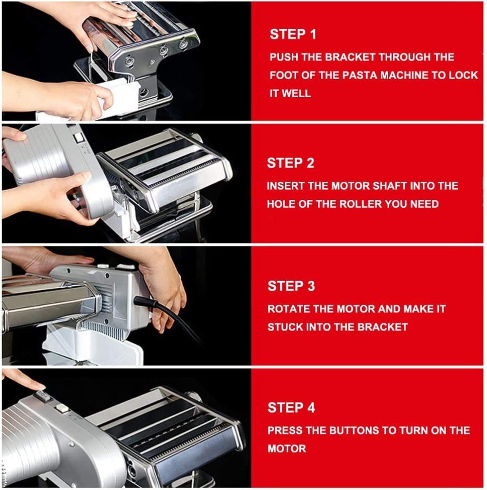 Electric Pasta Maker Machine w - Pasta Machine Electric ulasan dan harga