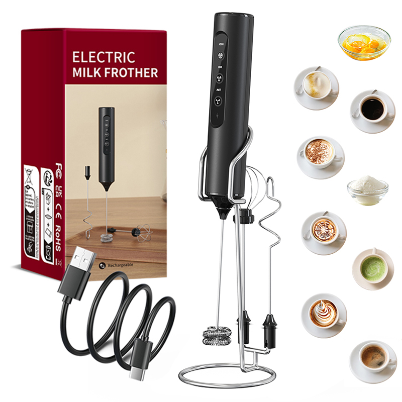 3 in 1 Electric Handheld Milk  - Kitchen Appliances Restaurant ulasan dan harga