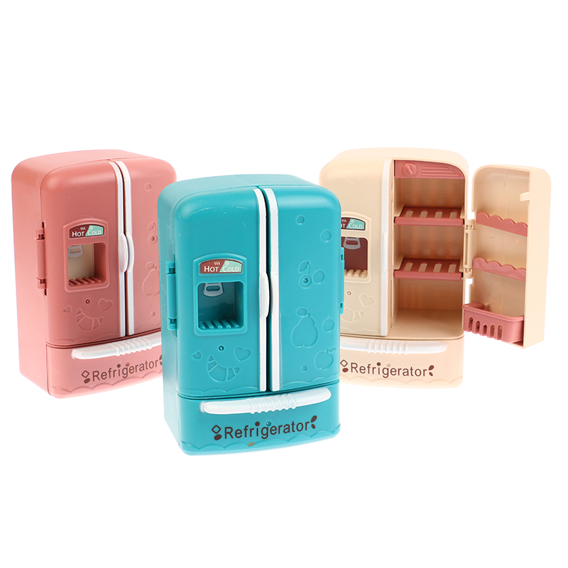 1PCS 1:12 Dollhouse Miniature  - Kitchen Appliances Refrigerators ulasan dan harga