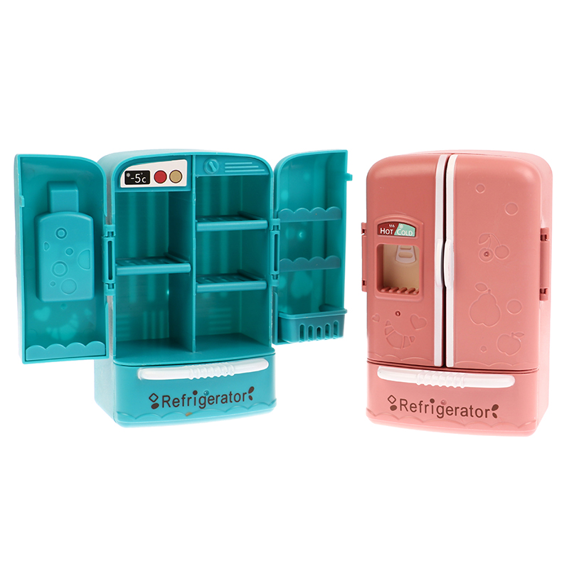 1PCS 1:12 Dollhouse Miniature  - Kitchen Appliances Refrigerators ulasan dan harga