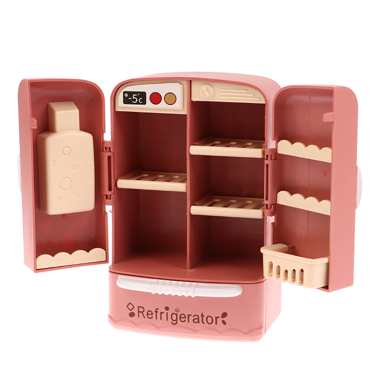 1PCS 1:12 Dollhouse Miniature  - Kitchen Appliances Refrigerators ulasan dan harga