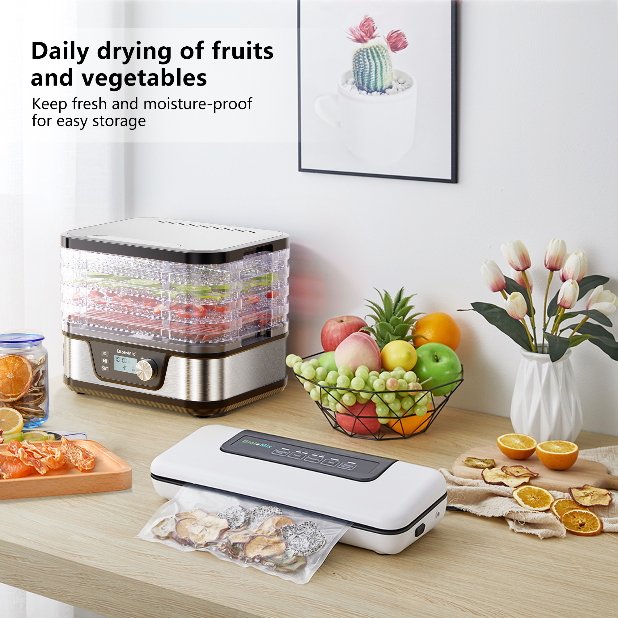 BioloMix 10L BPA-Free 5-Trays  - Kitchen Appliances Restaurant ulasan dan harga