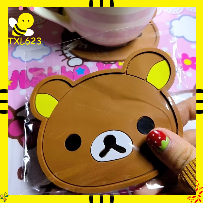 Rilakkuma Silicone Cup Coaster - Kitchen Appliances Best ulasan dan harga