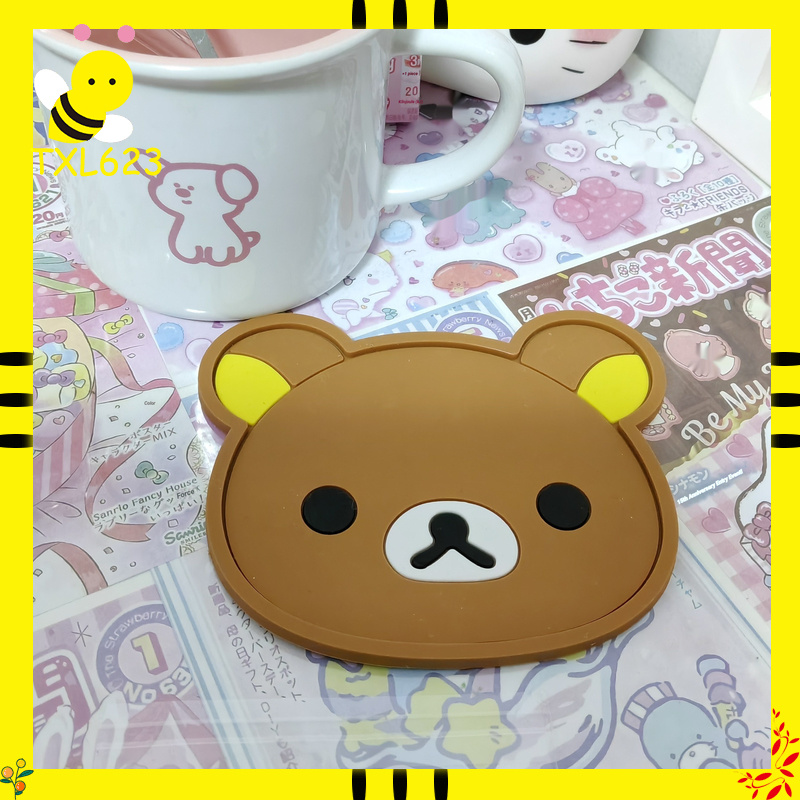 Rilakkuma Silicone Cup Coaster - Kitchen Appliances Best ulasan dan harga
