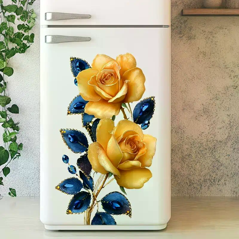 Self Adhesive Sunflower Rose R - Kitchen Appliances Refrigerators ulasan dan harga