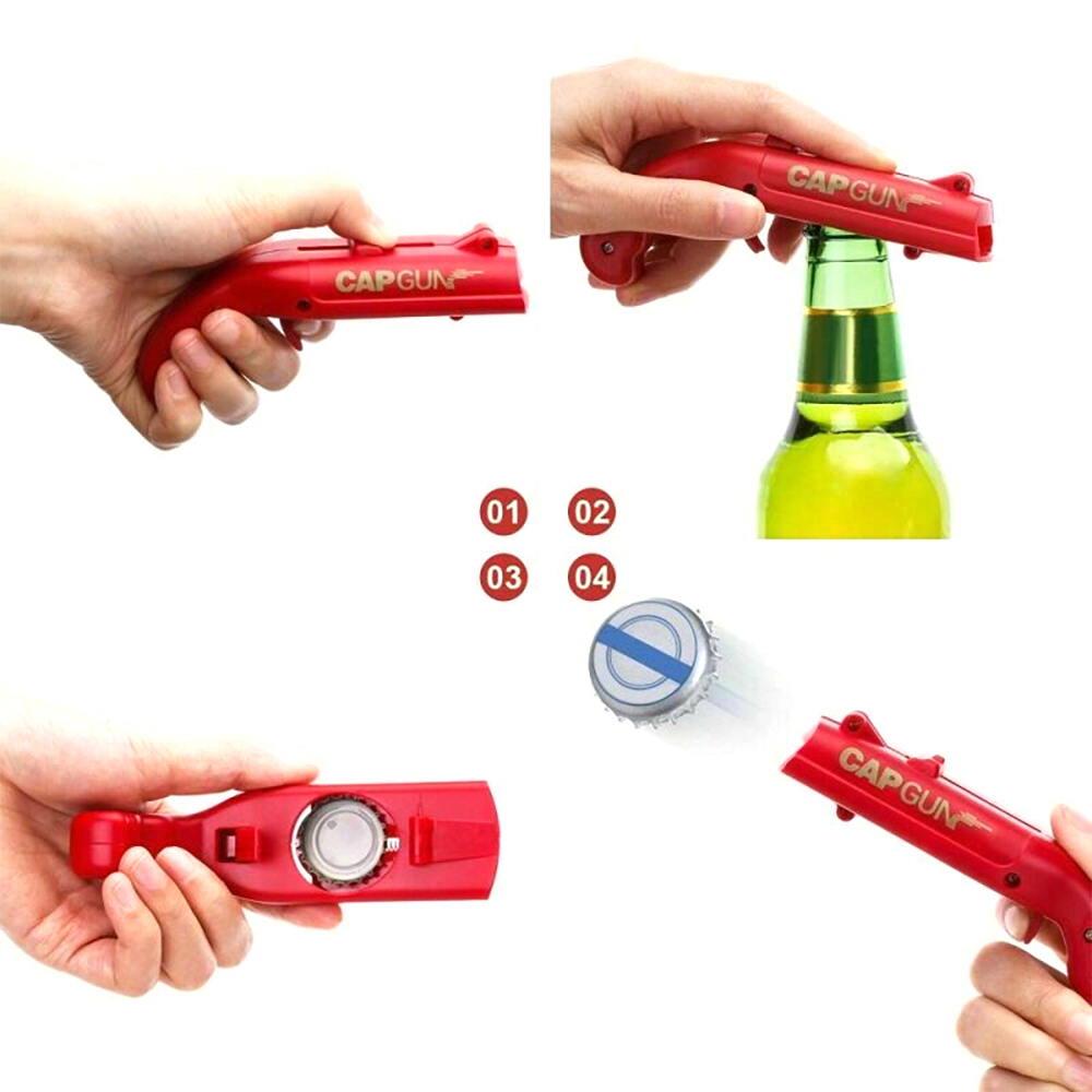 Cap Gun Beer Bottle Opener Por - Kitchen Appliances Best ulasan dan harga