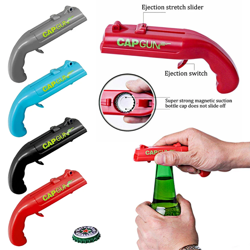 Cap Gun Beer Bottle Opener Por - Kitchen Appliances Best ulasan dan harga