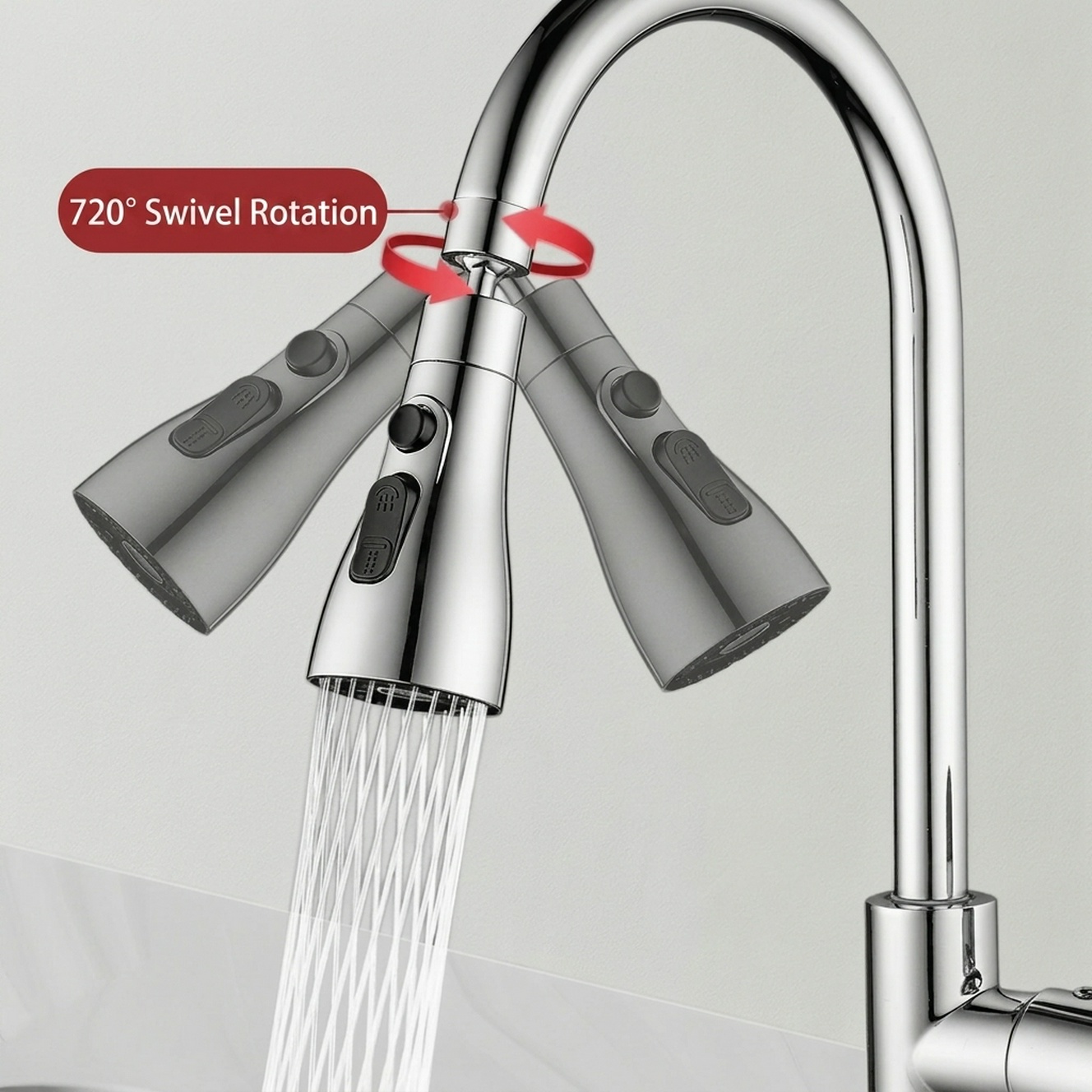 Kitchen Faucet Extender 3 Mode - Kitchen Appliances Restaurant ulasan dan harga