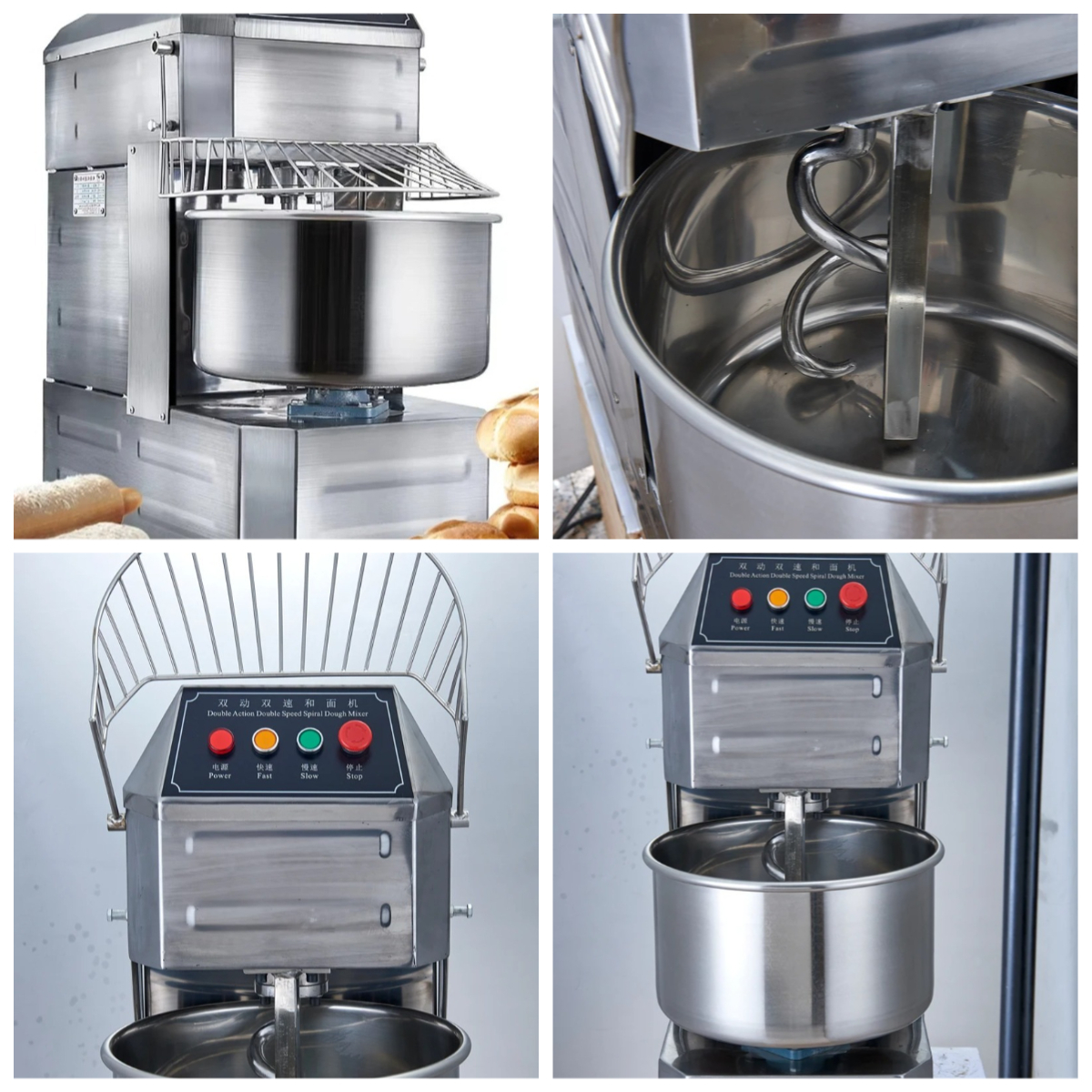 40L Electric Spiral Dough Mixe - Pasta Machine Electric ulasan dan harga