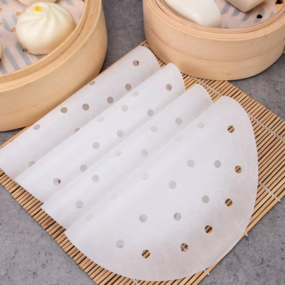 100Pcs Steamed Paper Steamed B - Kitchen Appliances Restaurant ulasan dan harga