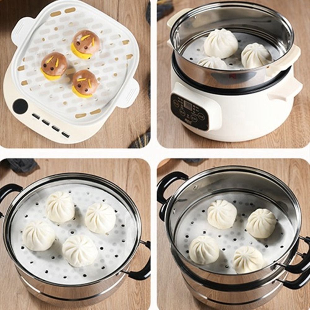 100Pcs Steamed Paper Steamed B - Kitchen Appliances Restaurant ulasan dan harga